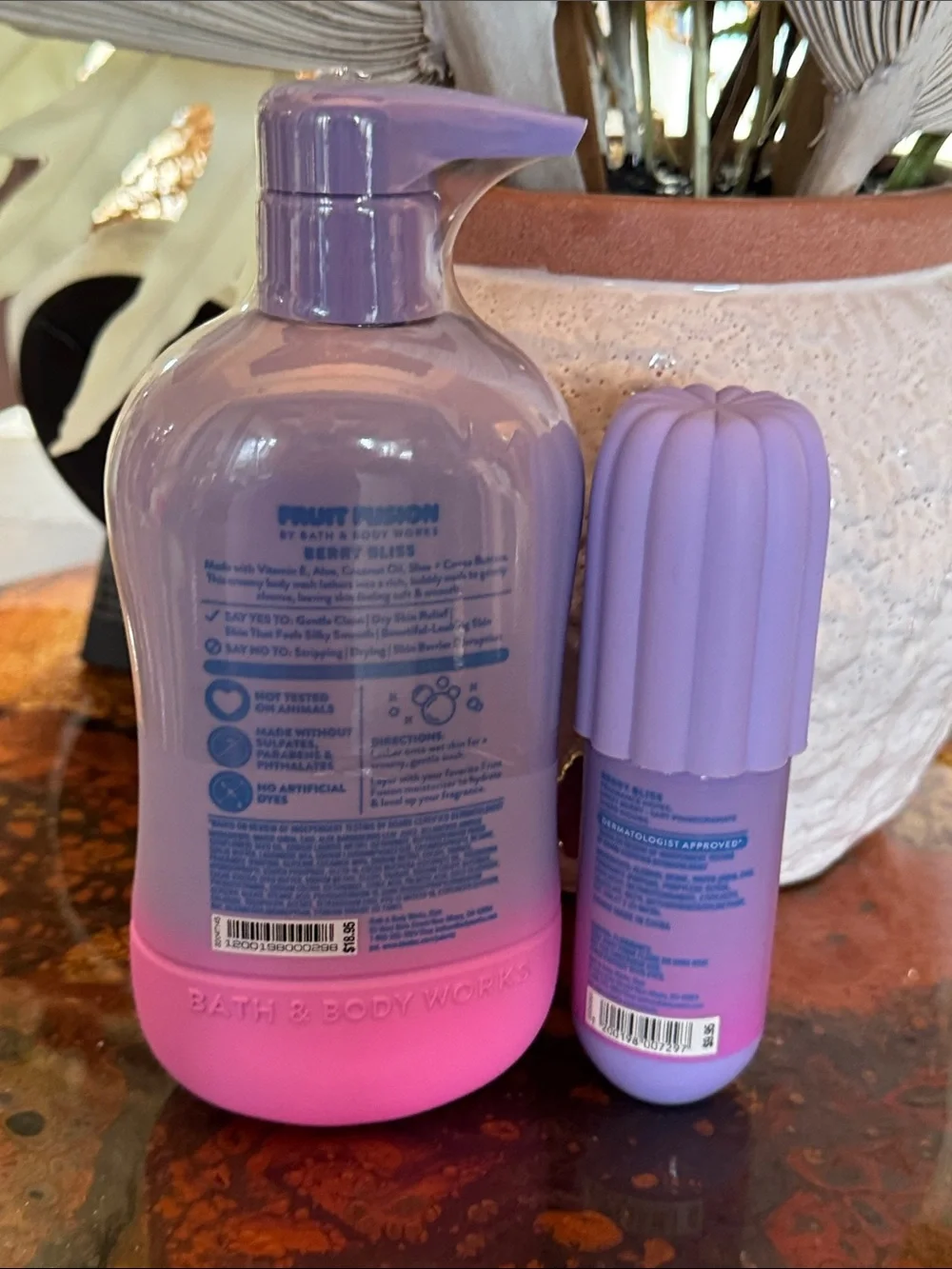 Bath & Body Works Fruit Fusion Berry Bliss Body Wash & Mist Set